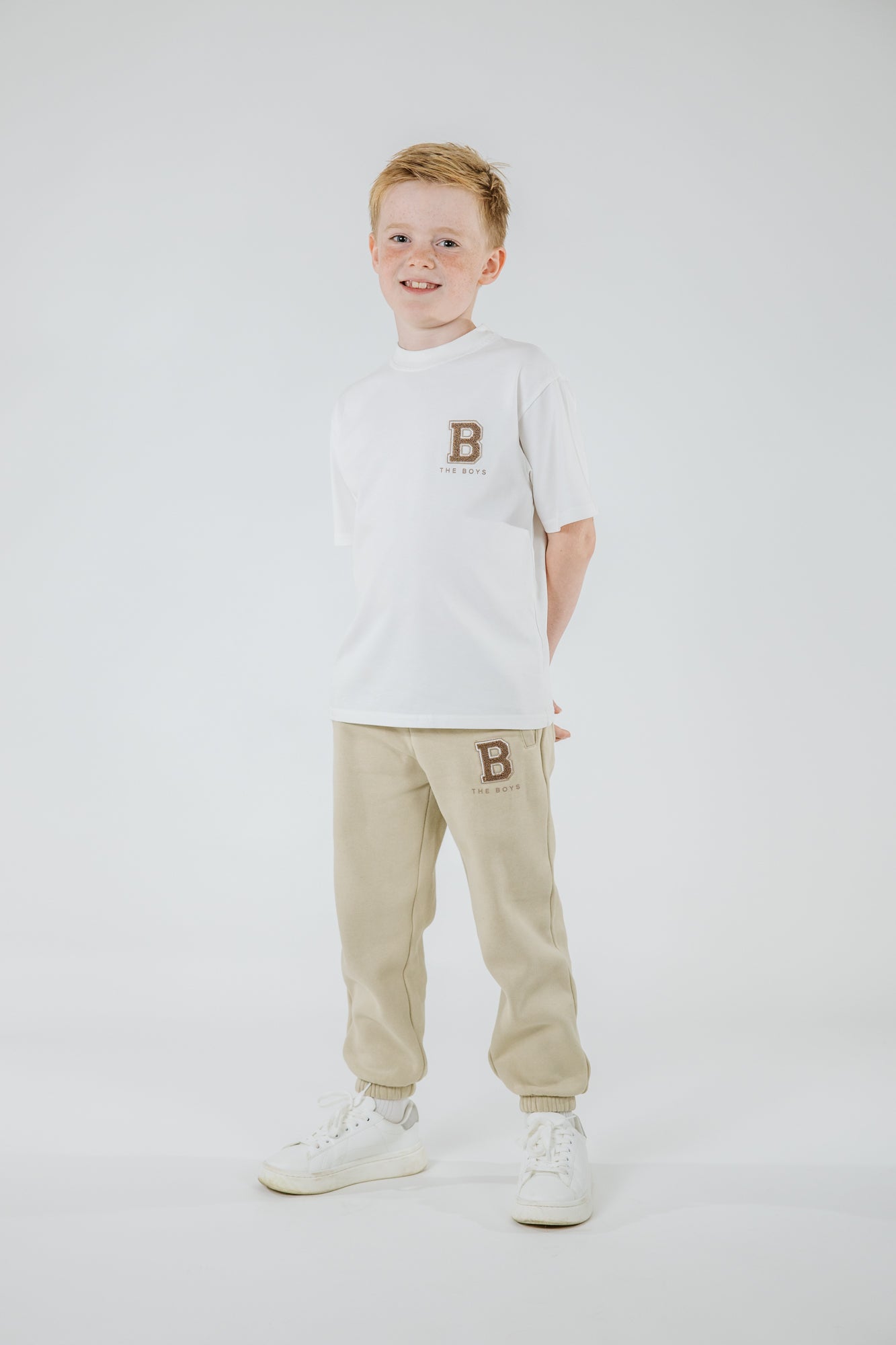 White “B” Logo T-Shirt image 1