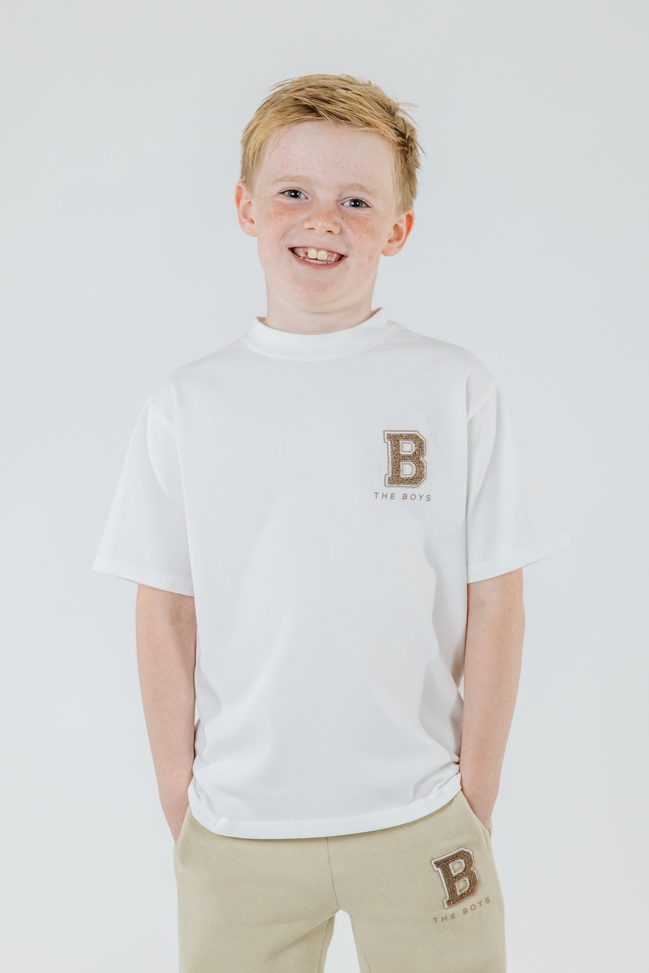 White “B” Logo T-Shirt image 0